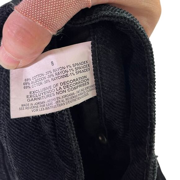 Bandolinoblu Pants Womens‎ Black 8 DB8208C Corduroy Arianna Stretch Jean Cut - Picture 7 of 9